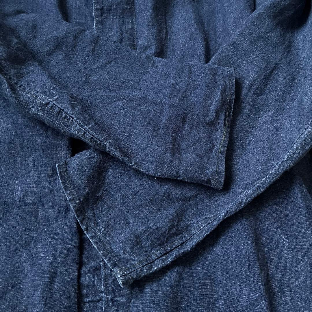 k*m様 30s-40s インディゴリネンジャケット　炭鉱夫　フレンチ