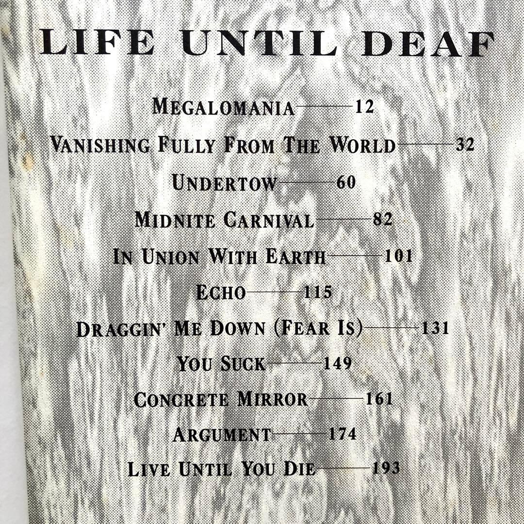 OUTRAGE　LIFE UNTIL DEAF　楽譜本　バンドスコア