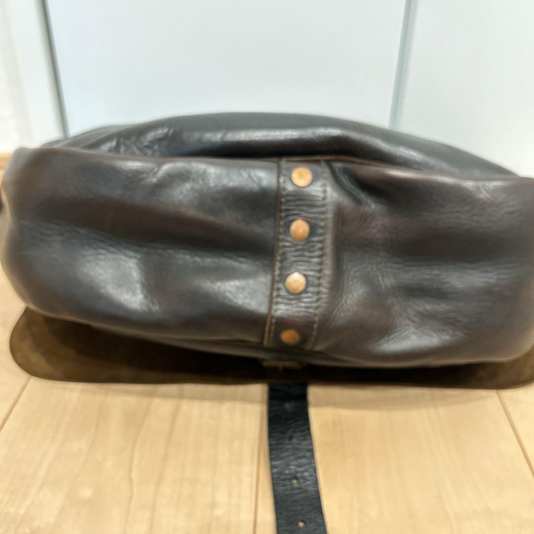 RRLのショルダーバッグ茶芯