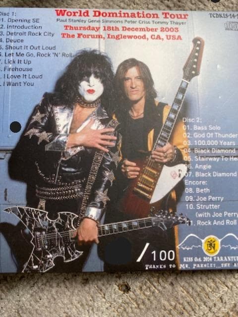 KISS 「LIVE！BOOTLEG」