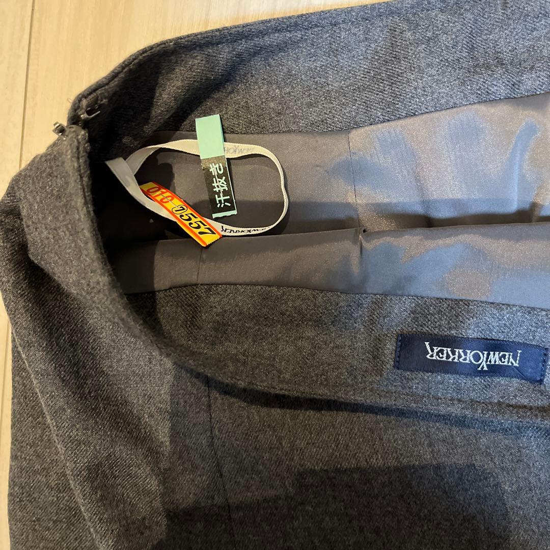 NEWYORKER レディーススーツ ウール(新品・未使用パンツ付き)13号