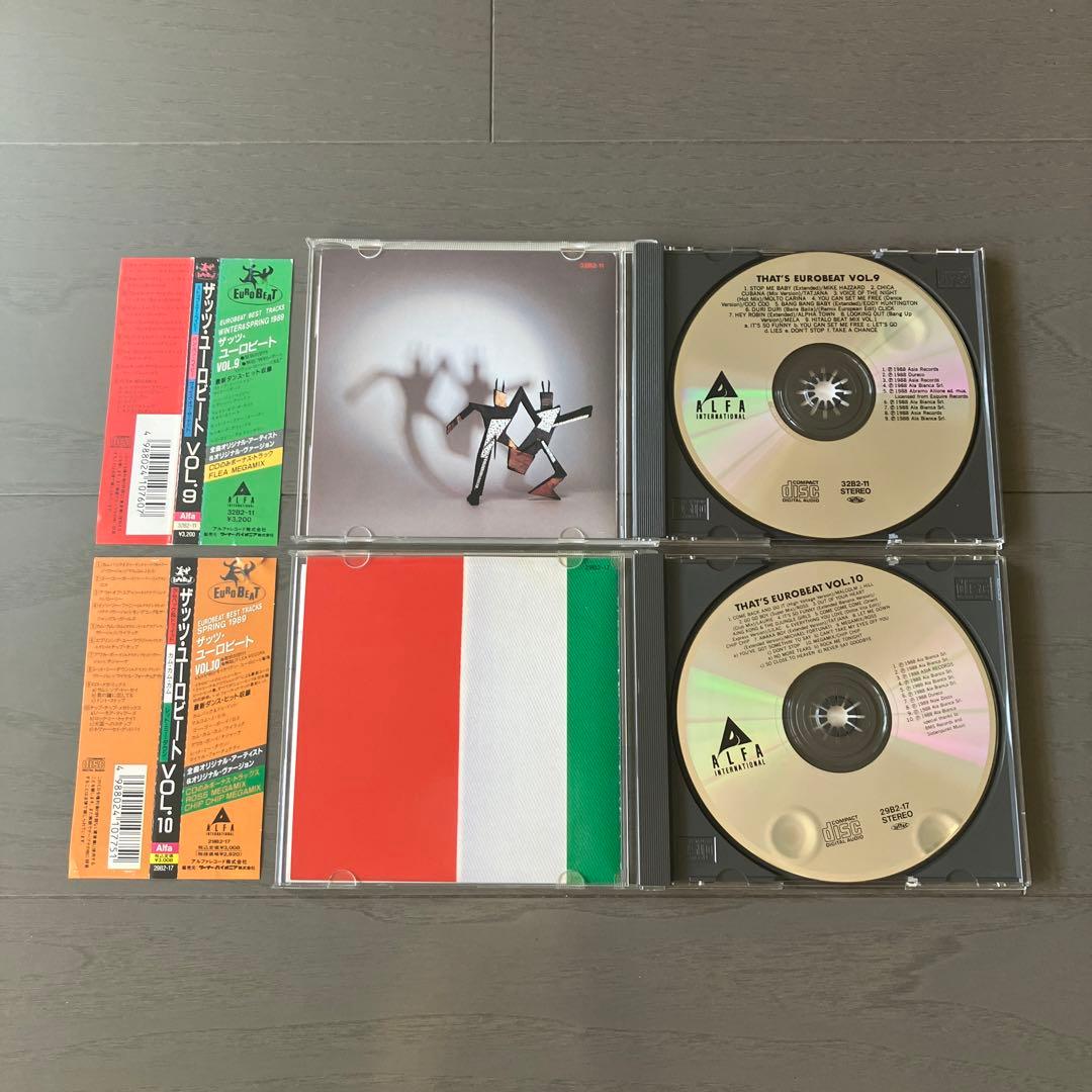 【10枚セット】That's Eurobeat Vol.1〜Vol.10
