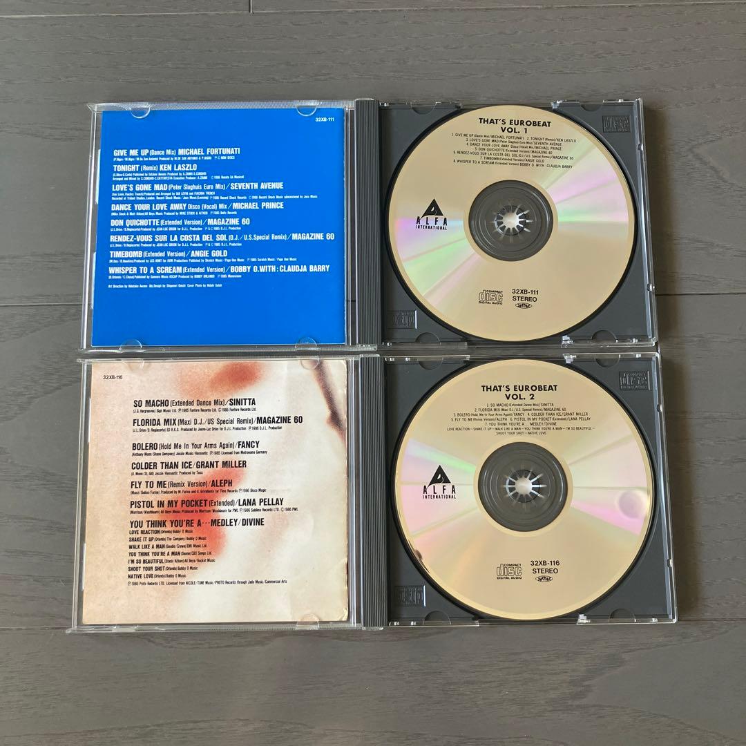 【10枚セット】That's Eurobeat Vol.1〜Vol.10