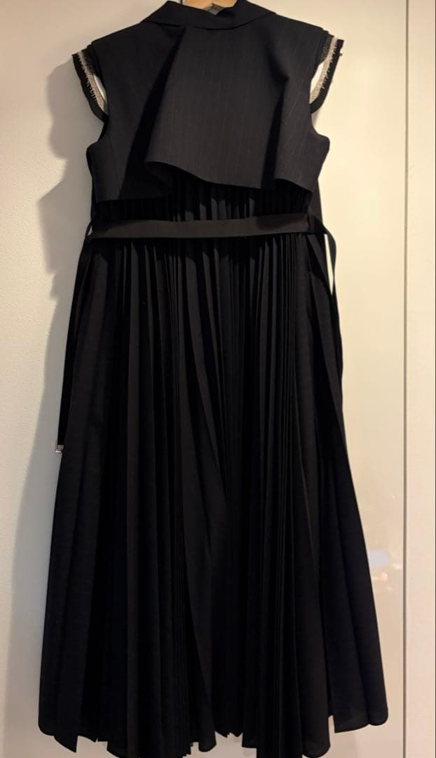 Sacai ロングジレ ワンピース