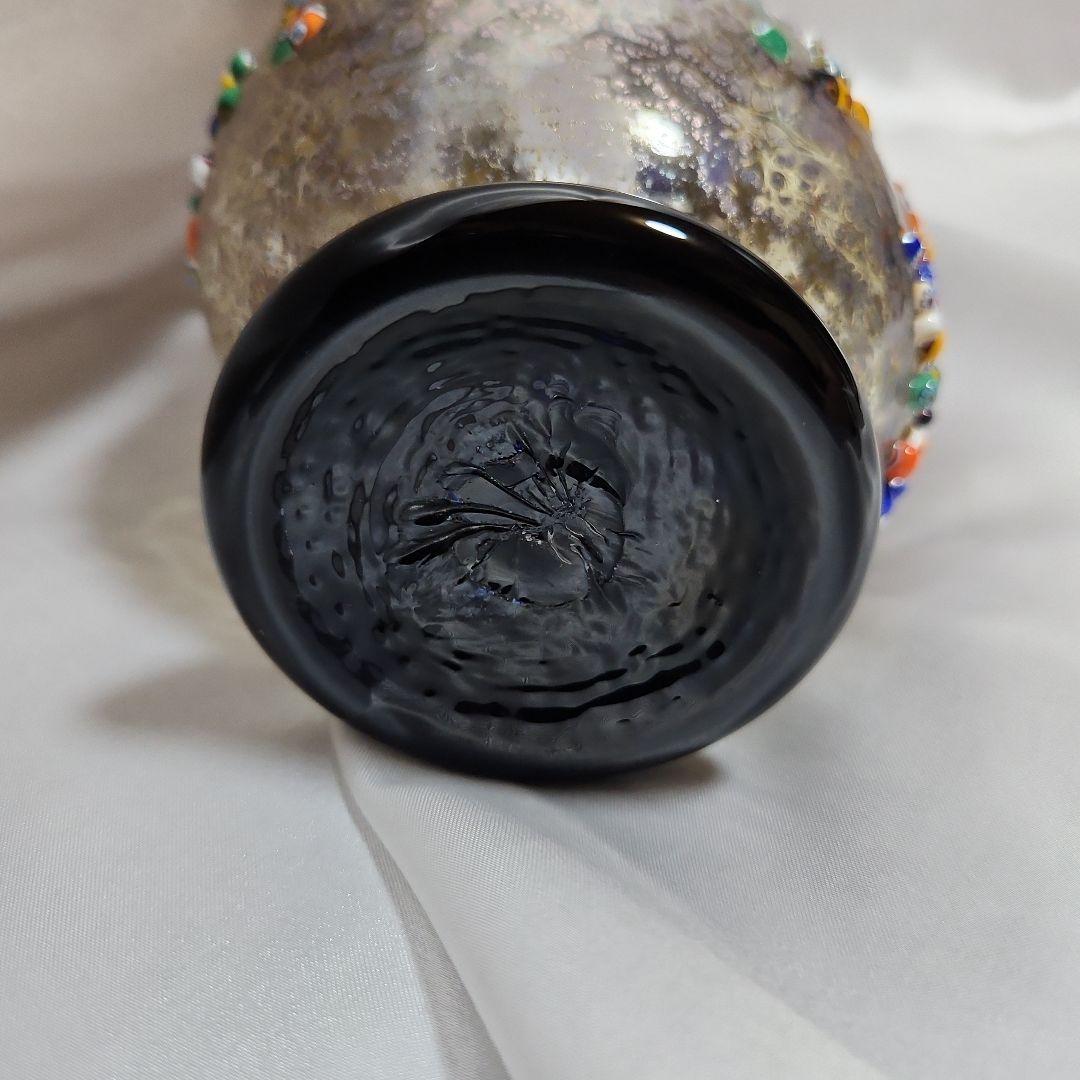 n*o様 ベネチアンガラス ミルフィオリ 花瓶 ムラーノガラス ヴェネチアンガラ