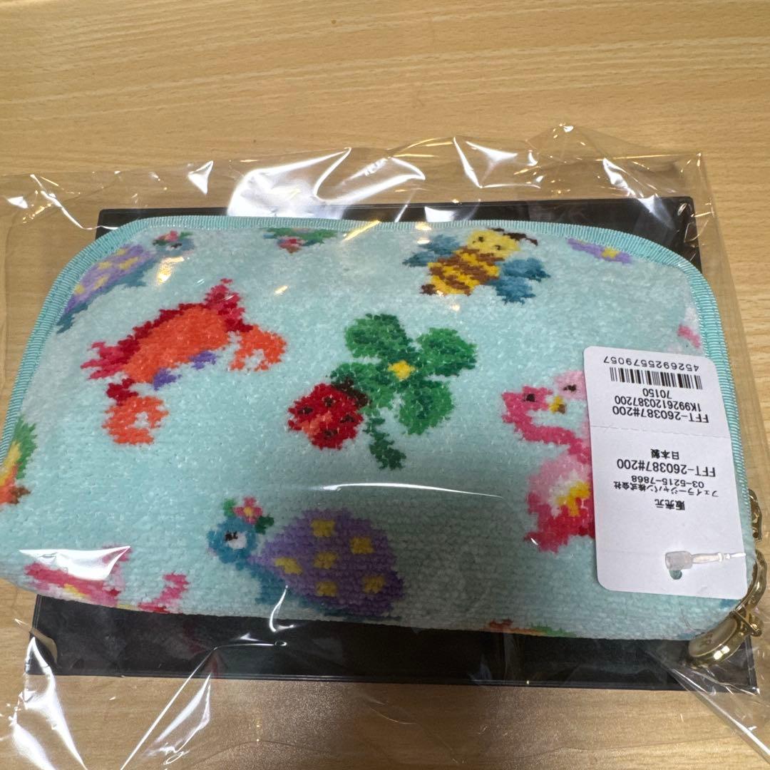 フェイラー神崎恵コラボ便利ポーチ　ペールグリーン　新品未開封