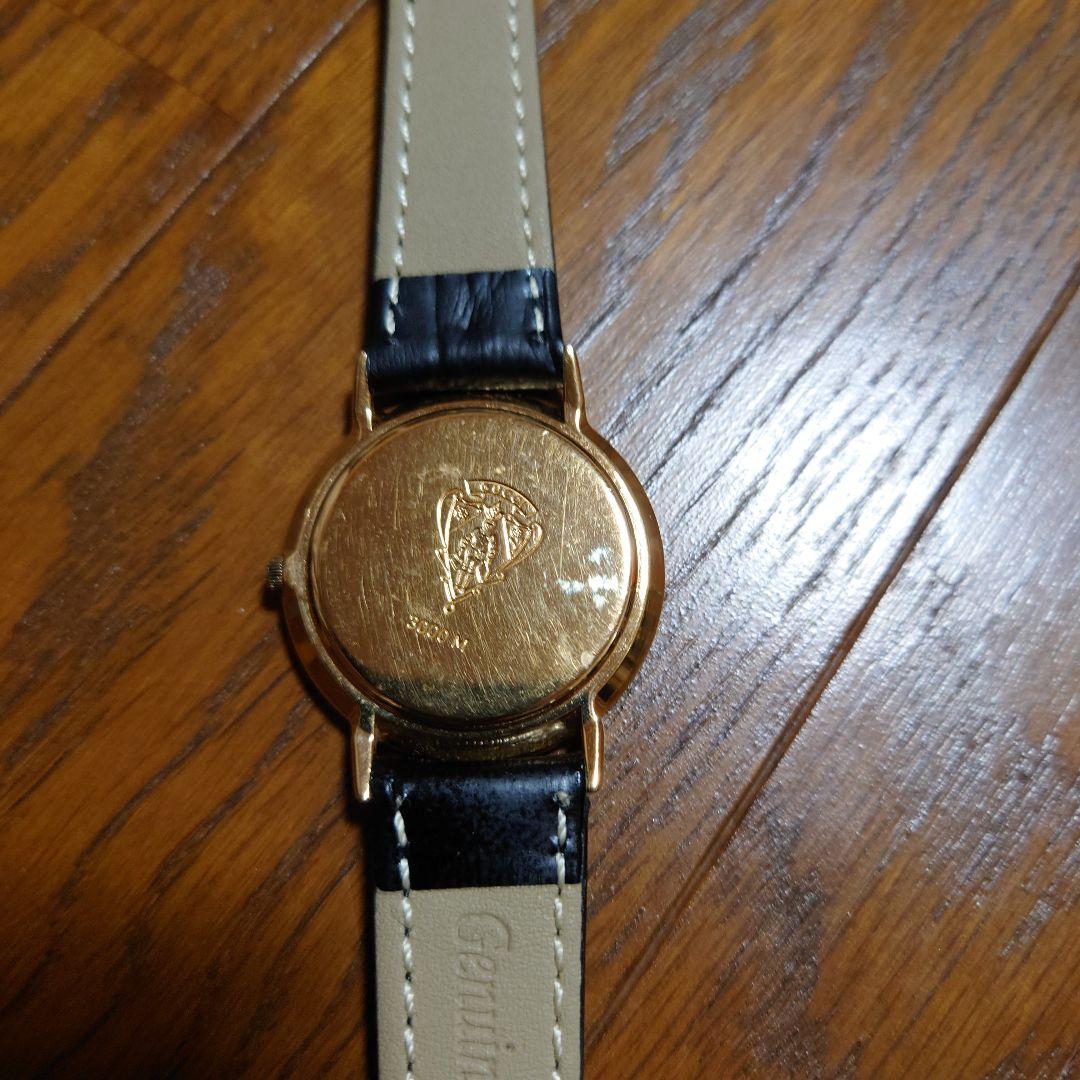 【美品・新品ベルト】GUCCI 3000M ブラックレザーアナログ メンズ時計