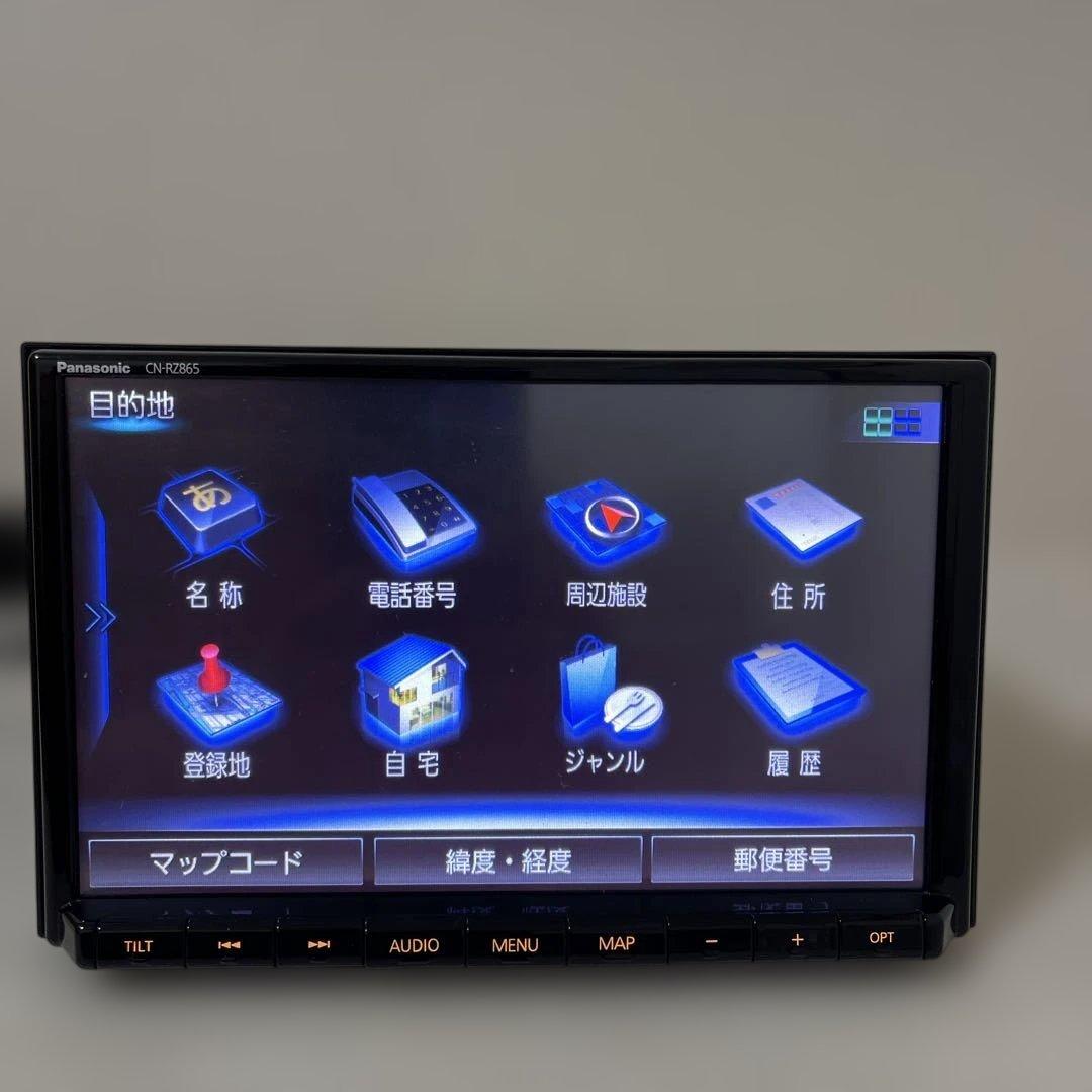 スズキ純正8インチパナソニック：CN-RZ865 年地図2020