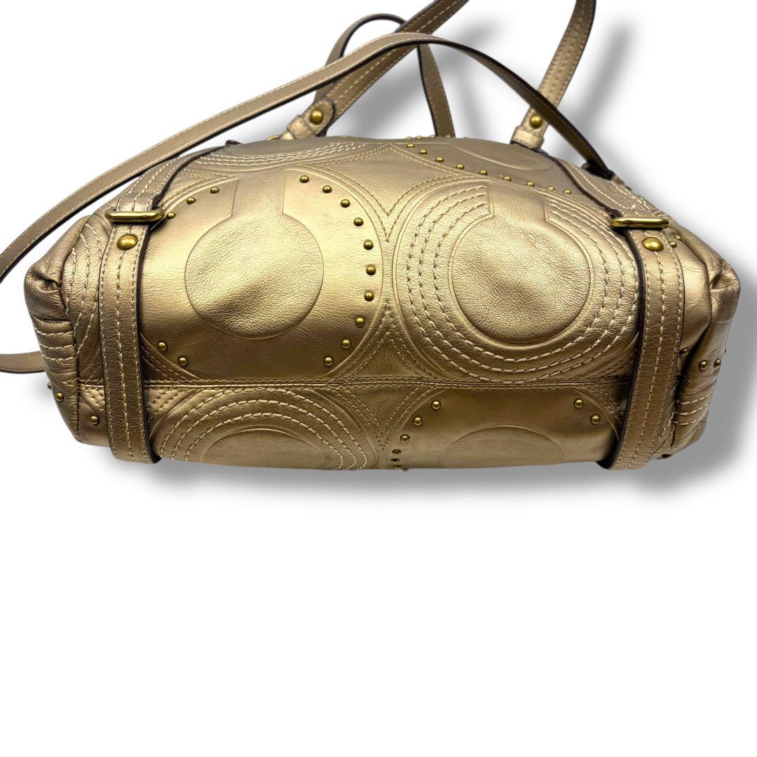 COACH コーチ 2way ショルダーバッグ ハンドバッグ 15276