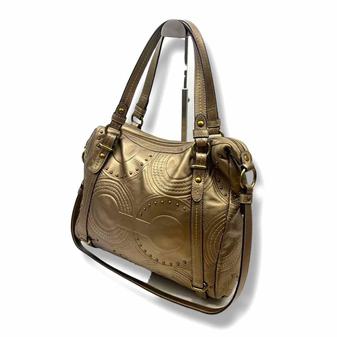 COACH コーチ 2way ショルダーバッグ ハンドバッグ 15276