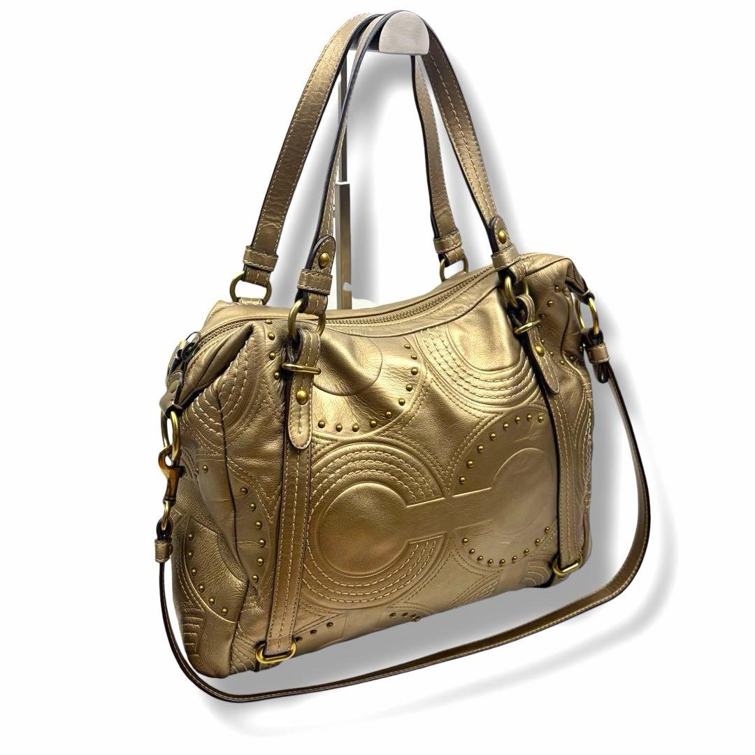 COACH コーチ 2way ショルダーバッグ ハンドバッグ 15276