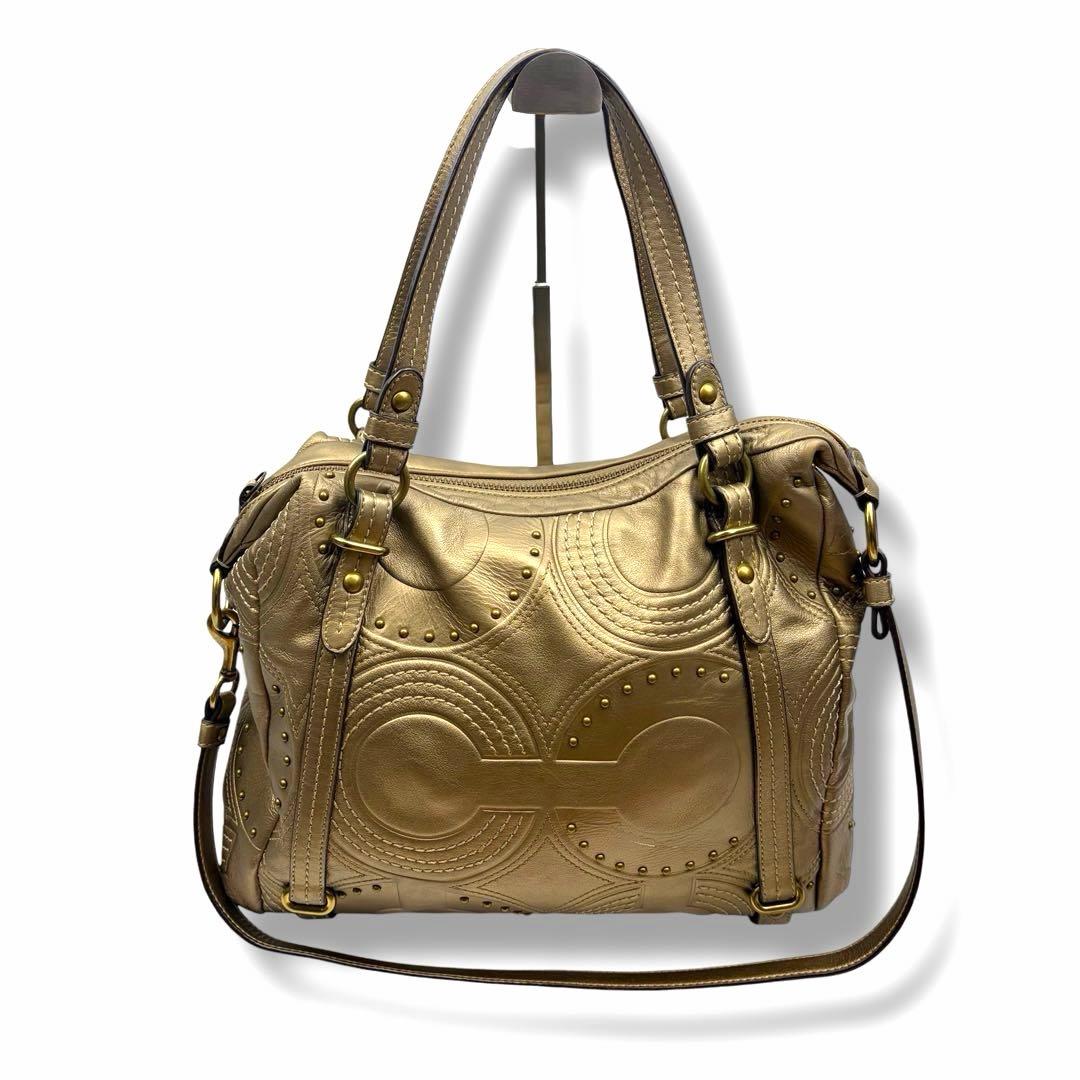 COACH コーチ 2way ショルダーバッグ ハンドバッグ 15276