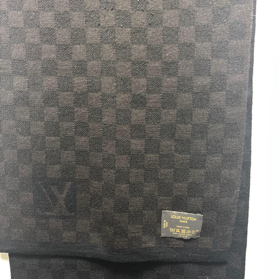 ルイ・ヴィトン マフラー LVロゴ ダミエ柄 　401910