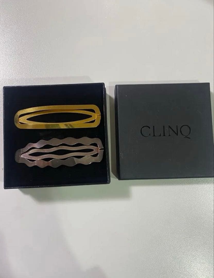 CLINQ バレッタ、ヘアクリップ　【２つセット販売】