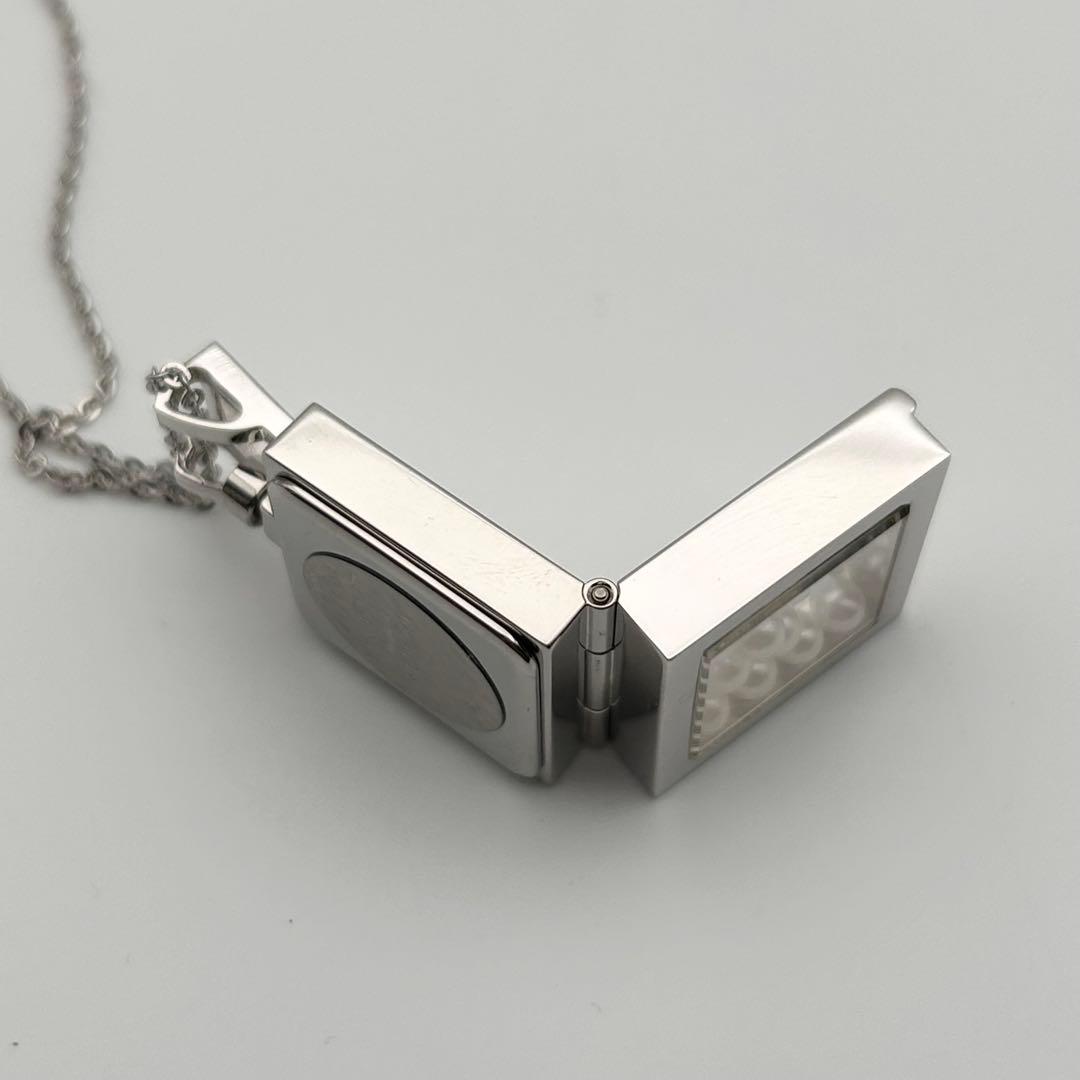 【新品電池 稼働】MIKIMOTO ペンダントウォッチ MOP 首掛け パール