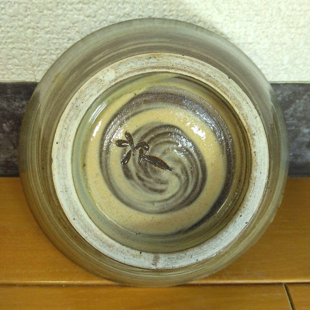 人間国宝 金城次郎 マカイ(魚紋茶碗) 栞 共箱(本人書付) 壷屋焼 やちむん