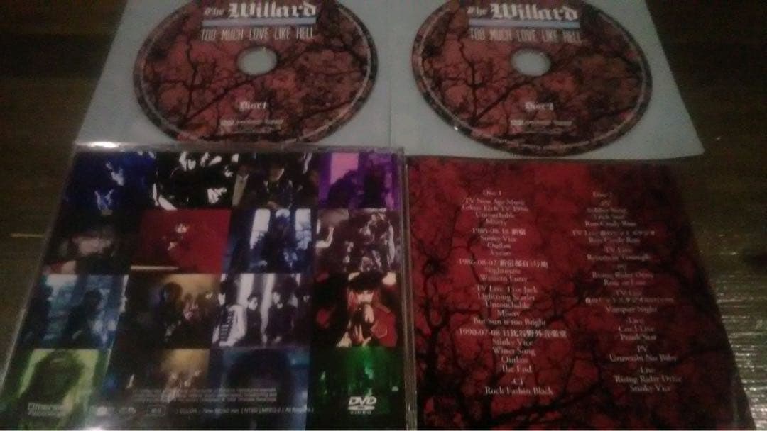 稀少2DVD/THE WILLARD/TOO MUCH LOVE LIKE ～
