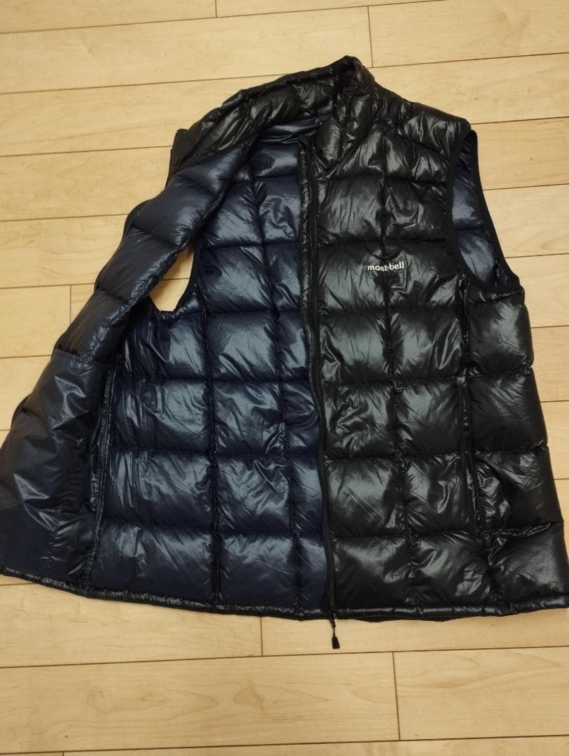 【美品】モンベル　スペリオダウンベスト　高品質　800FP XL