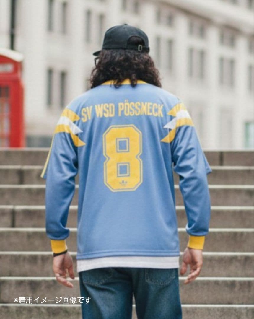 【adidas正規品】ヴィンテージ 長袖ユニ 80s/90s