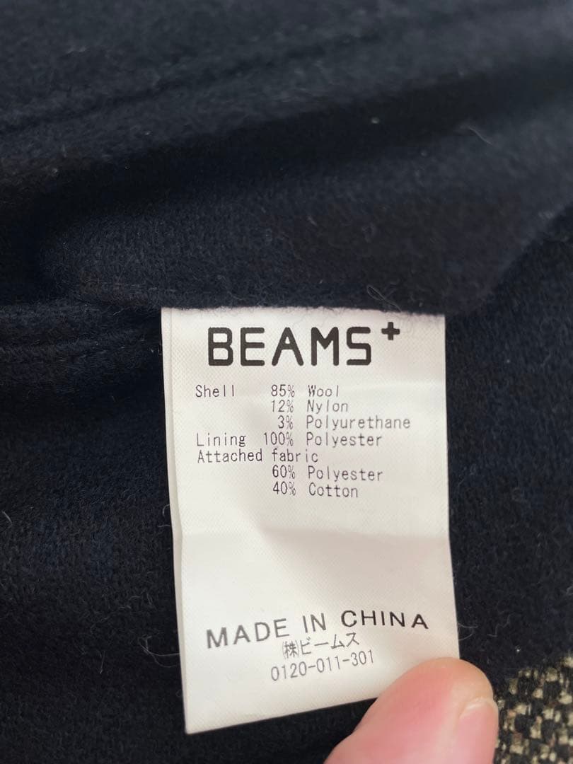 百名品！BEAMS PLUS　ウールフランネル・2プリーツスラックスパンツM