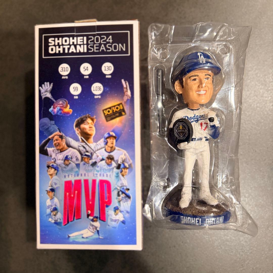 【2025/4/2配布】ロサンゼルスドジャース大谷翔平2024MVPボブルヘッド