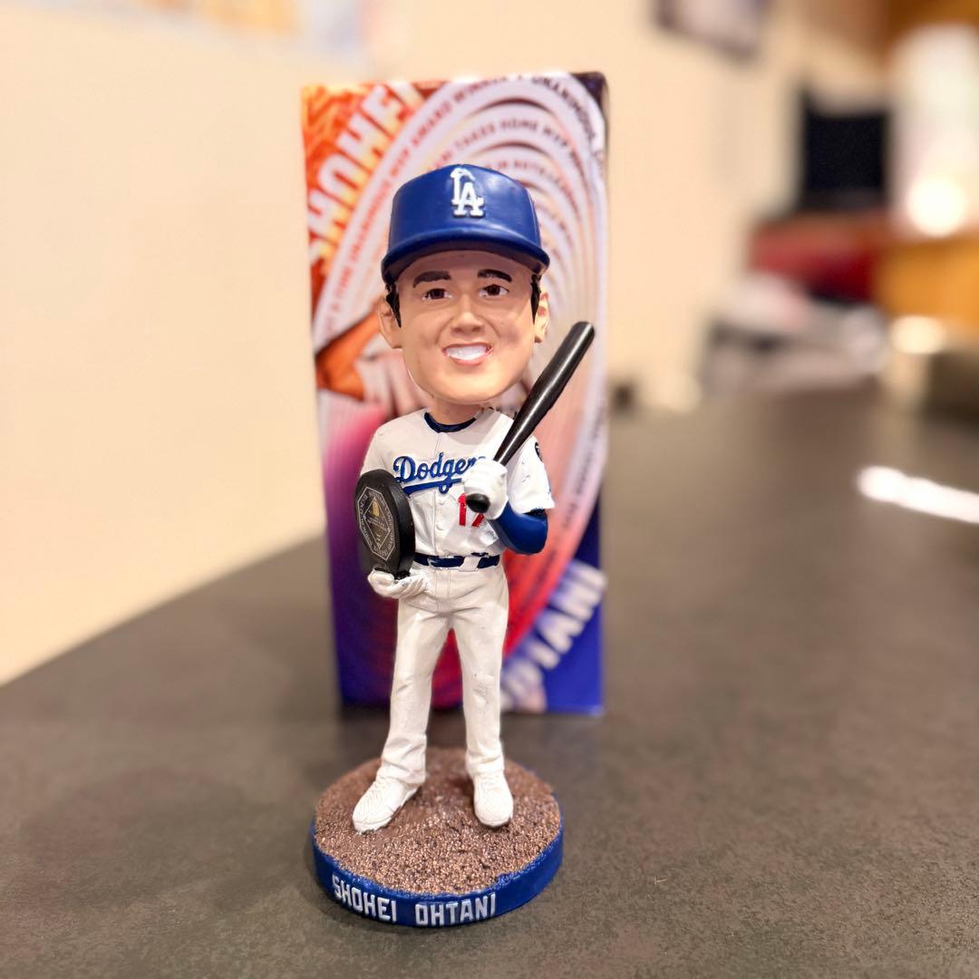 【2025/4/2配布】ロサンゼルスドジャース大谷翔平2024MVPボブルヘッド