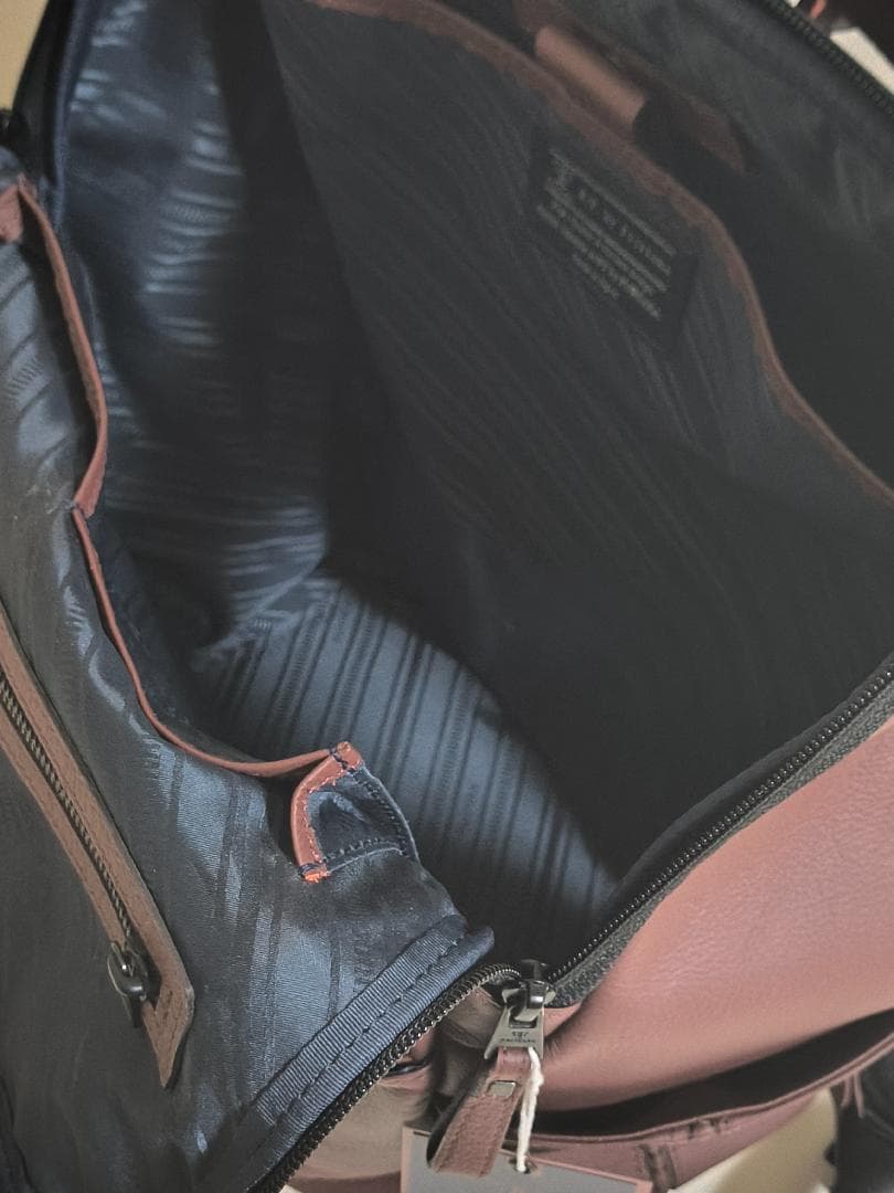 FUJITAKA 本革 バックパック ボルドー