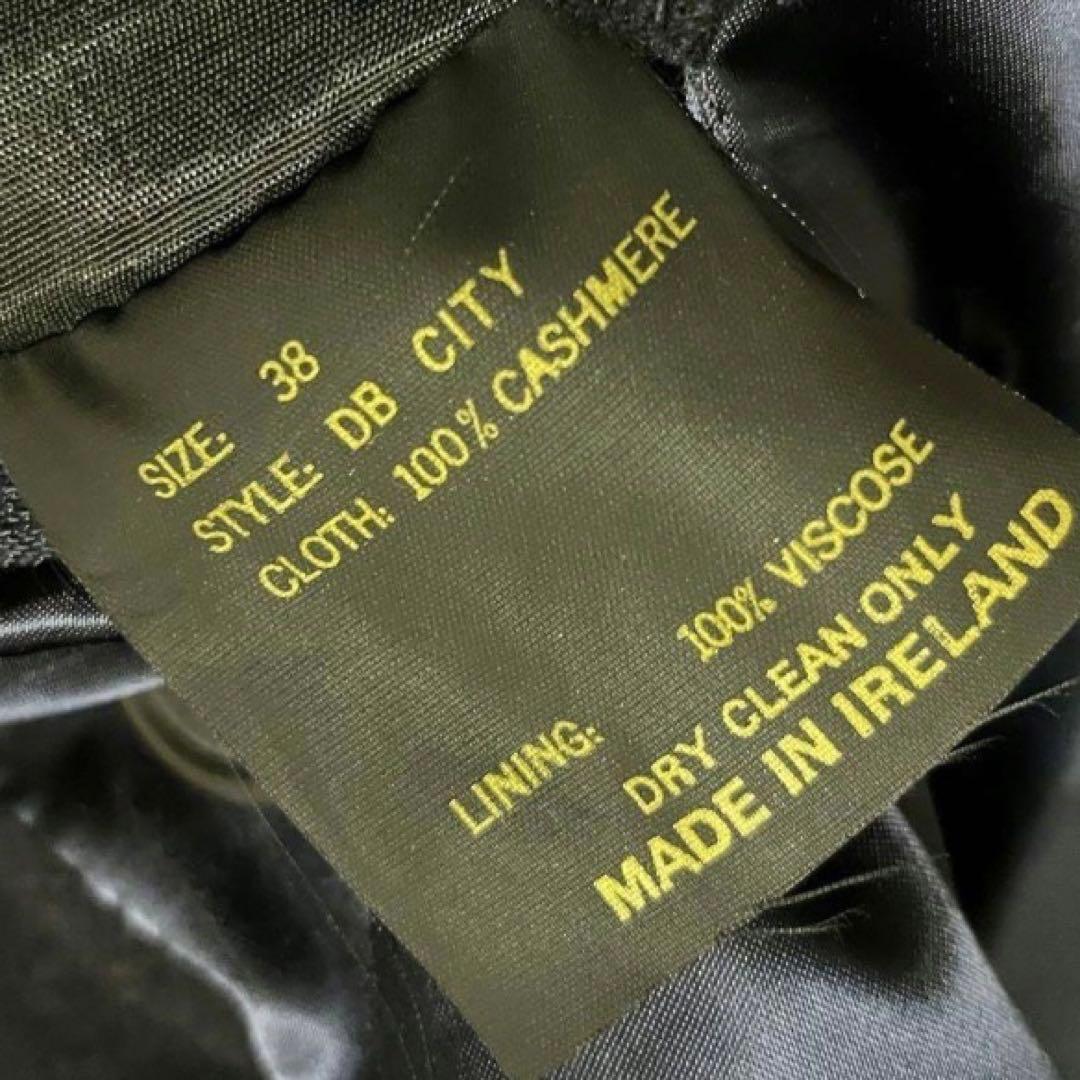 Savoy Taylors Guild カシミヤ ダブルブレストコート ネイビー