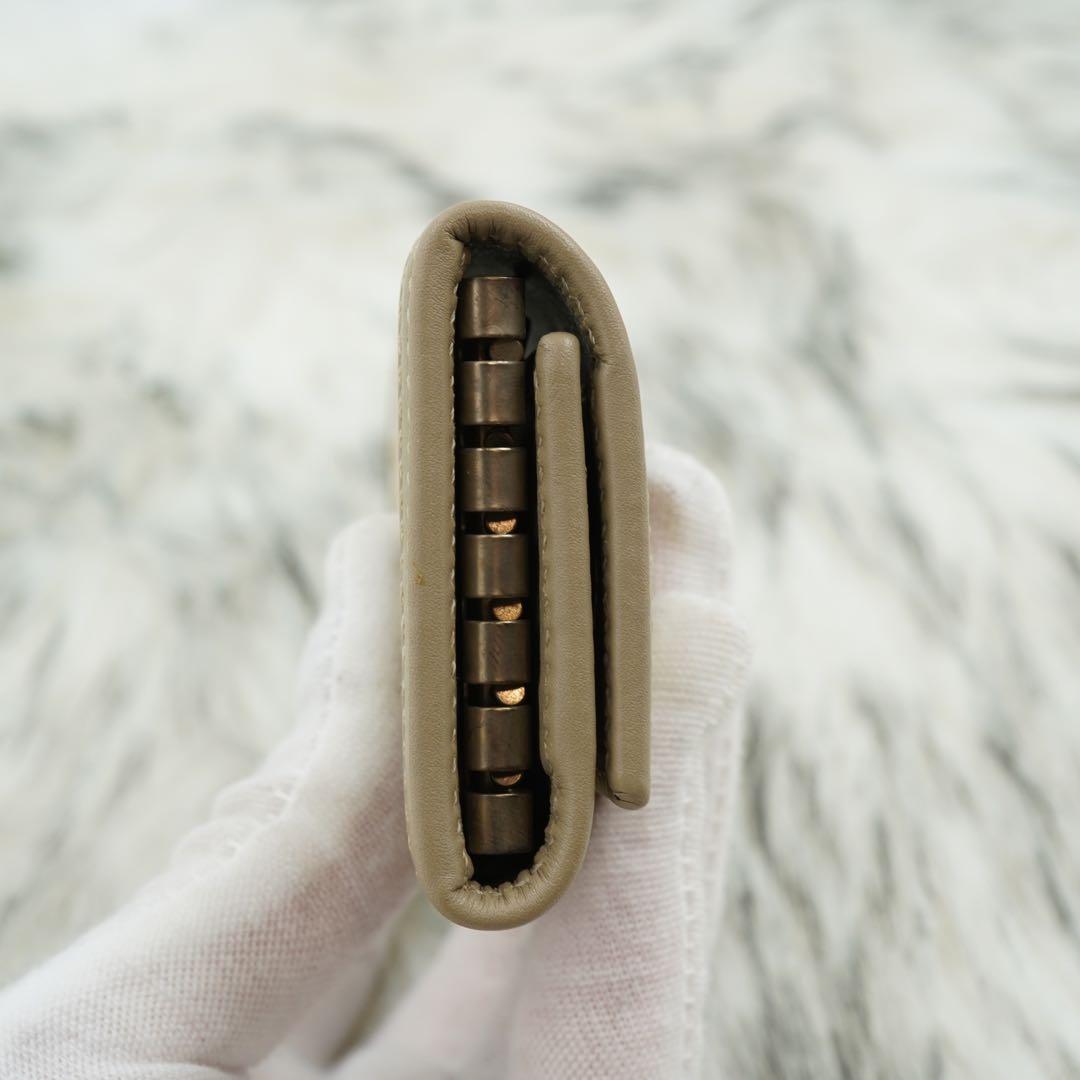 未使用品　箱付き　FENDI フェンディ　キーケース　ズッカ柄　ズッキーノ