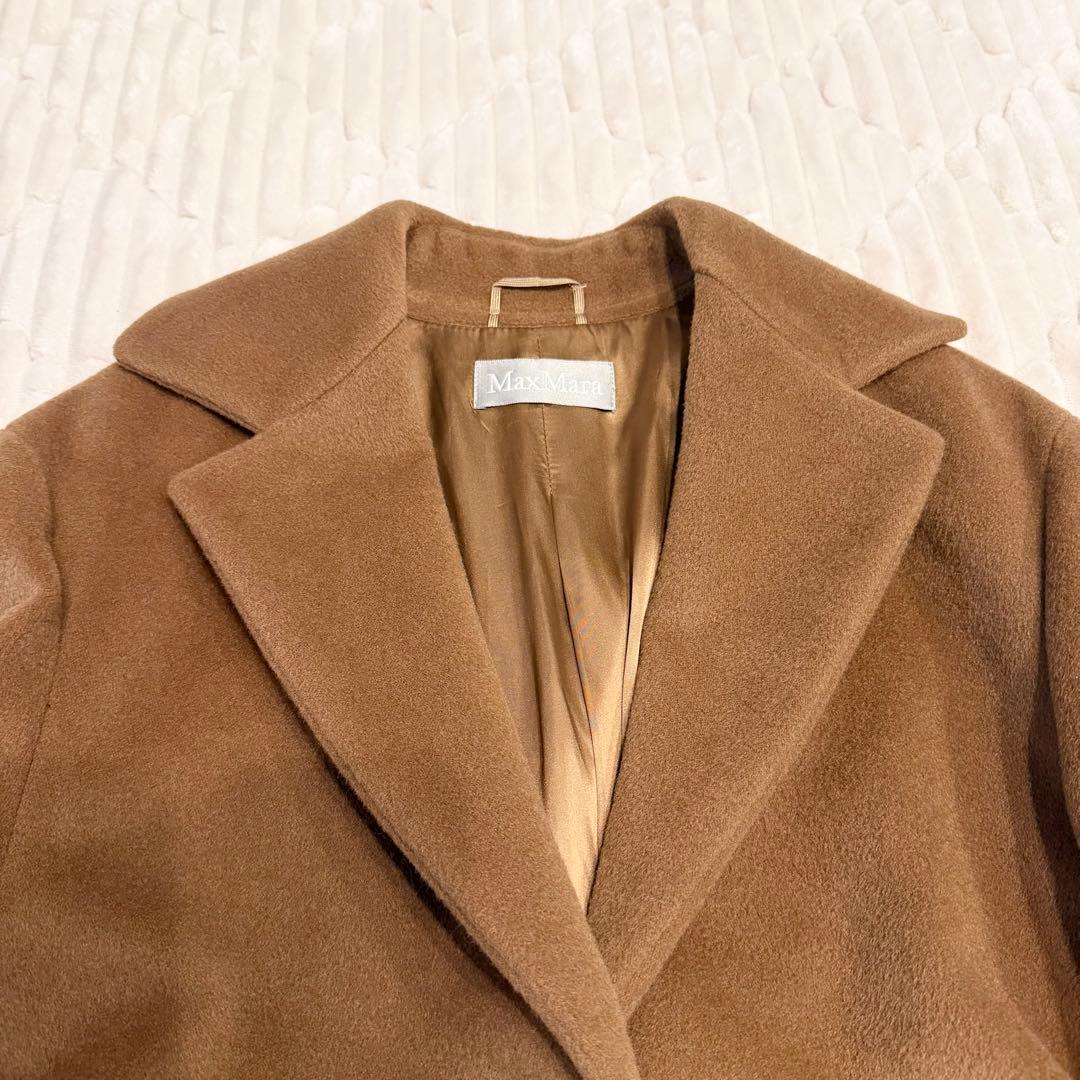Max Mara ロングコート マックスマーラ ウール キャメル