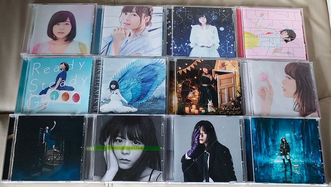 水瀬いのり シングルCD 12枚セット トレカ帯付き スクラップアート