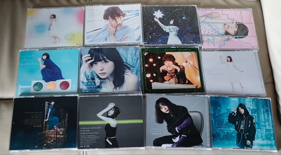 水瀬いのり シングルCD 12枚セット トレカ帯付き スクラップアート