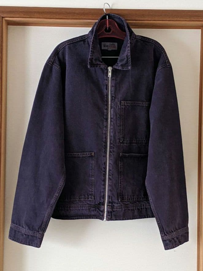 ジャケット・アウター Stussy Zip Workjacket Overdyed