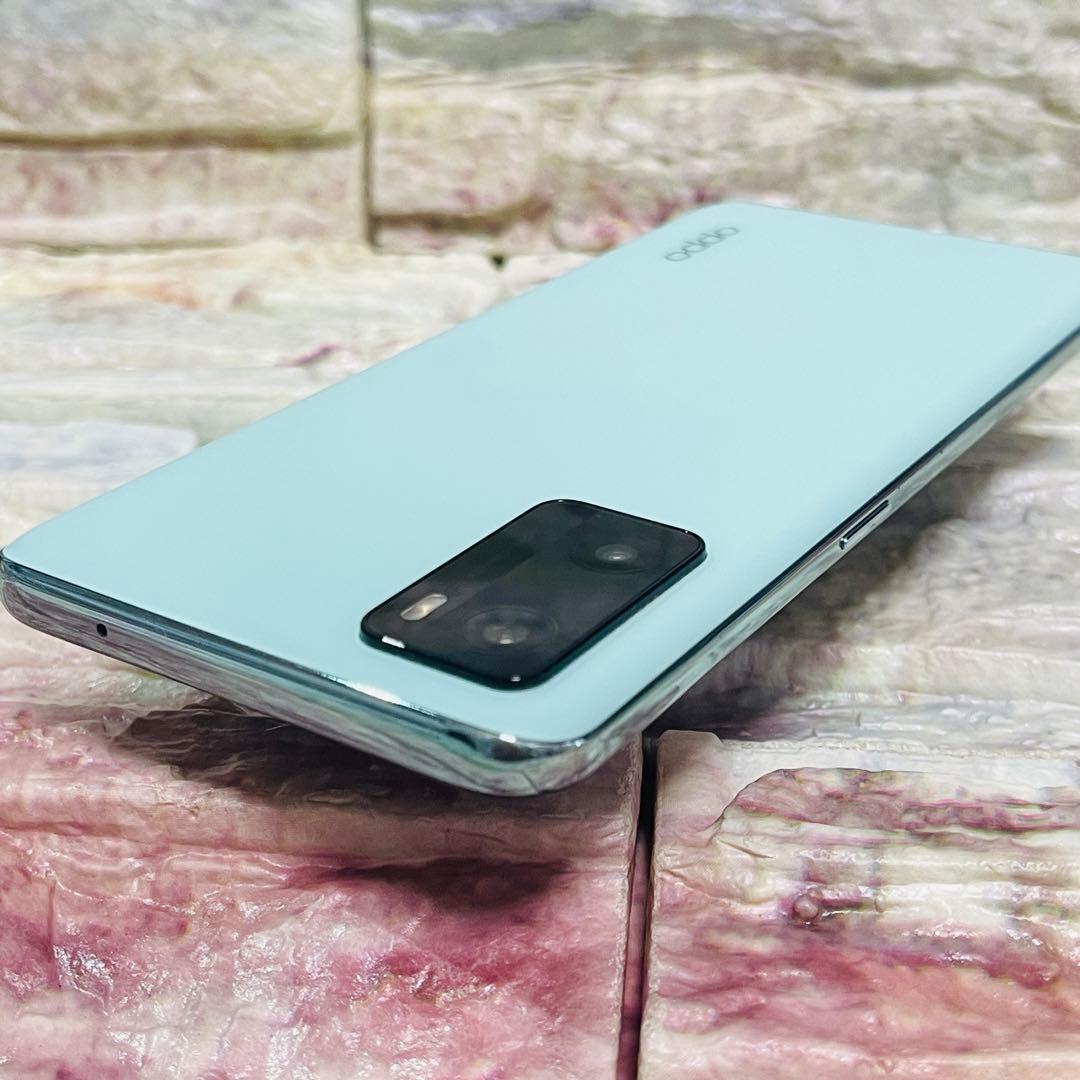 SIMフリー OPPO A55s 5G 64GB グリーン 電池良好