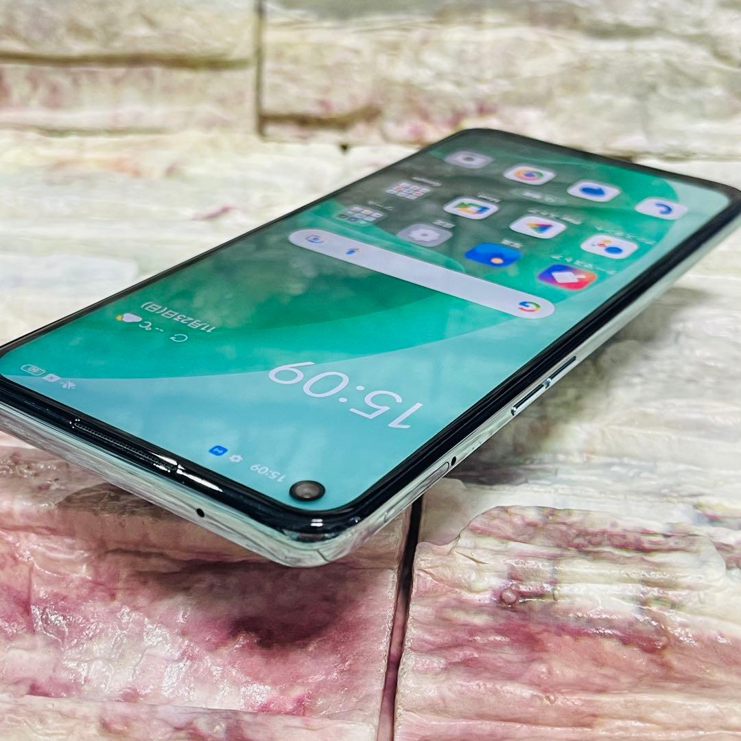 SIMフリー OPPO A55s 5G 64GB グリーン 電池良好