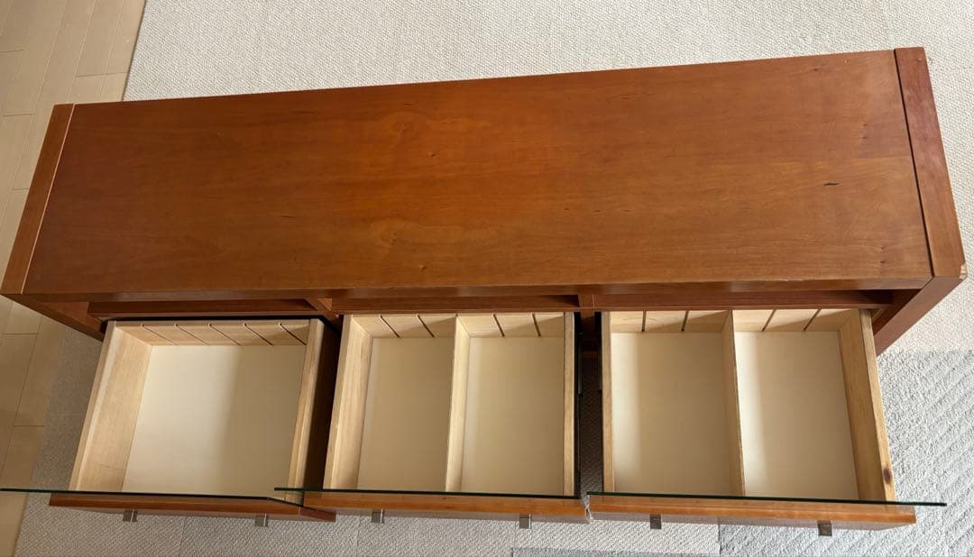 カワジュン　テレビボード　チェリー材