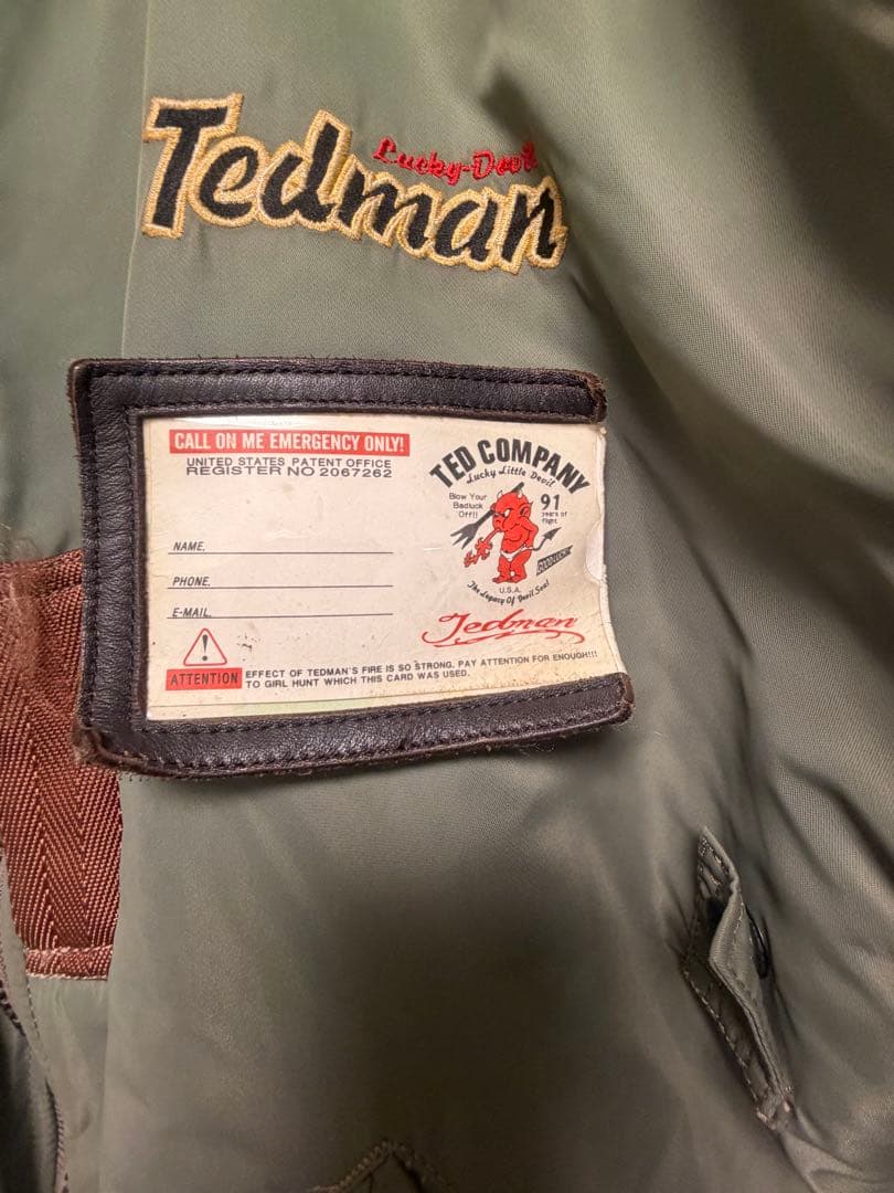 TEDMAN テッドマン　MA-1フライトジャケット