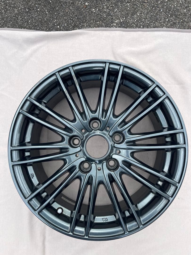 16インチ ブラック スポークホイール 4本セット①