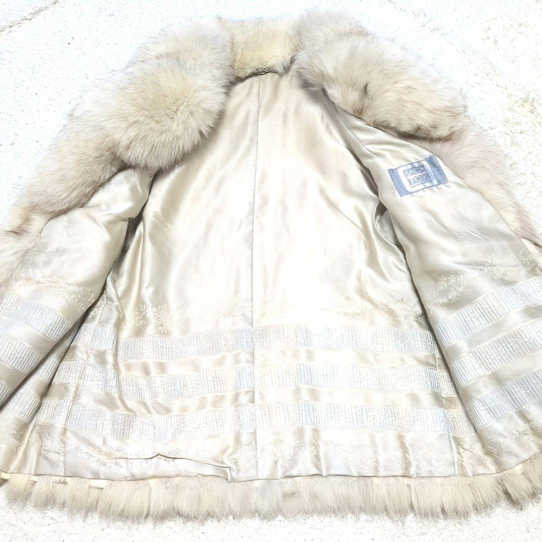 2-23【高級毛皮】SAGAFOX フォックスファーコート