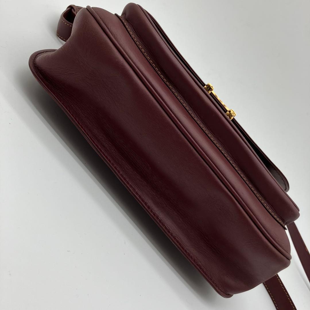 希少✨美品✨カルティエ ショルダーバッグ マスト Cホック フラップ 斜め掛け