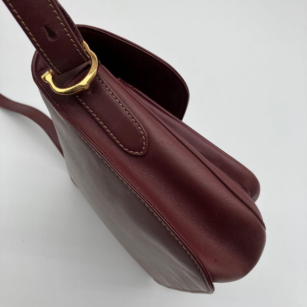 希少✨美品✨カルティエ ショルダーバッグ マスト Cホック フラップ 斜め掛け