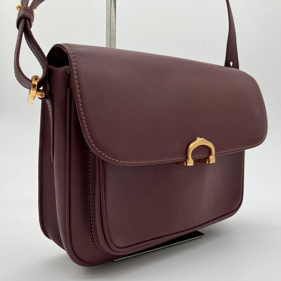 希少✨美品✨カルティエ ショルダーバッグ マスト Cホック フラップ 斜め掛け