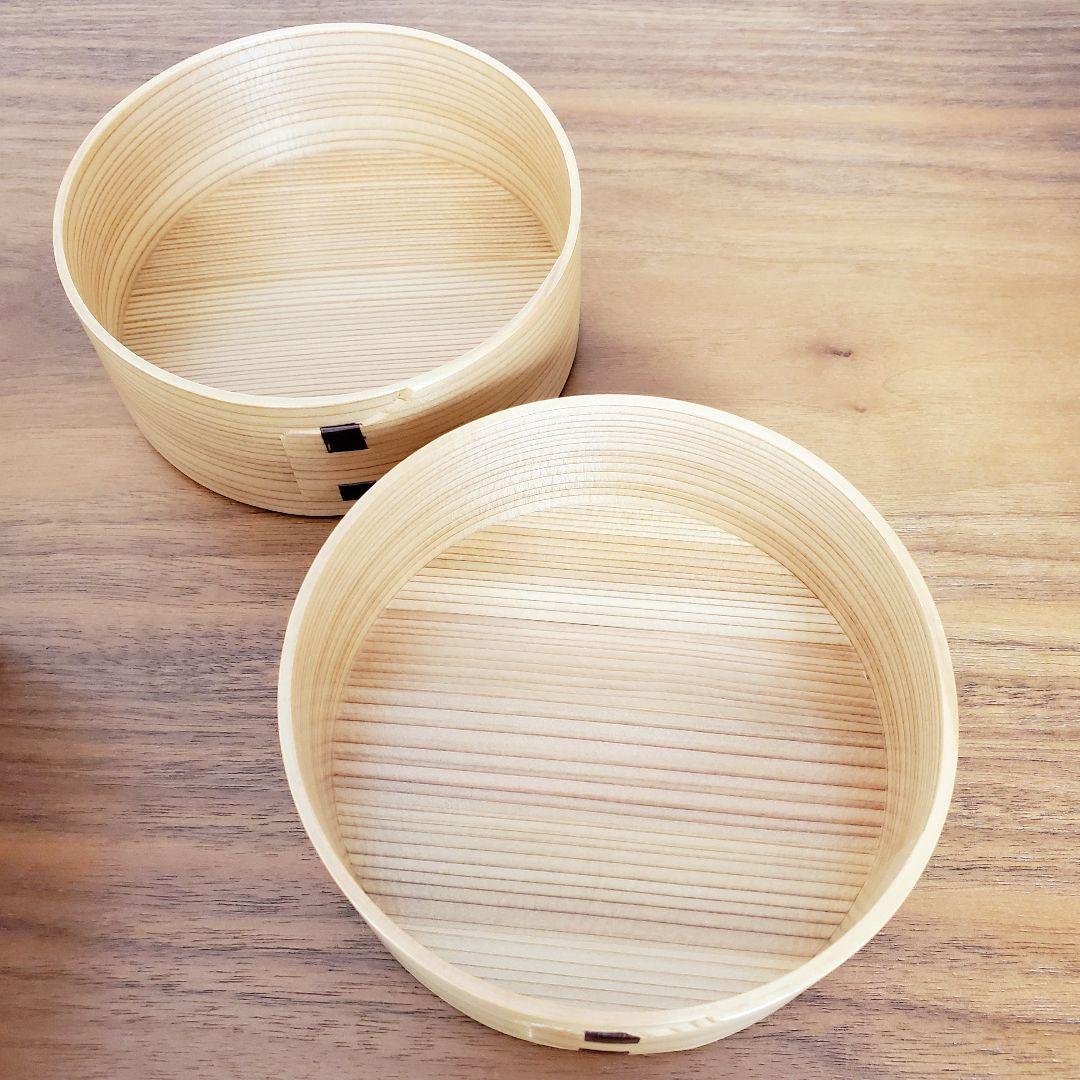 【新品未使用】秋田杉　曲げわっぱ　弁当箱