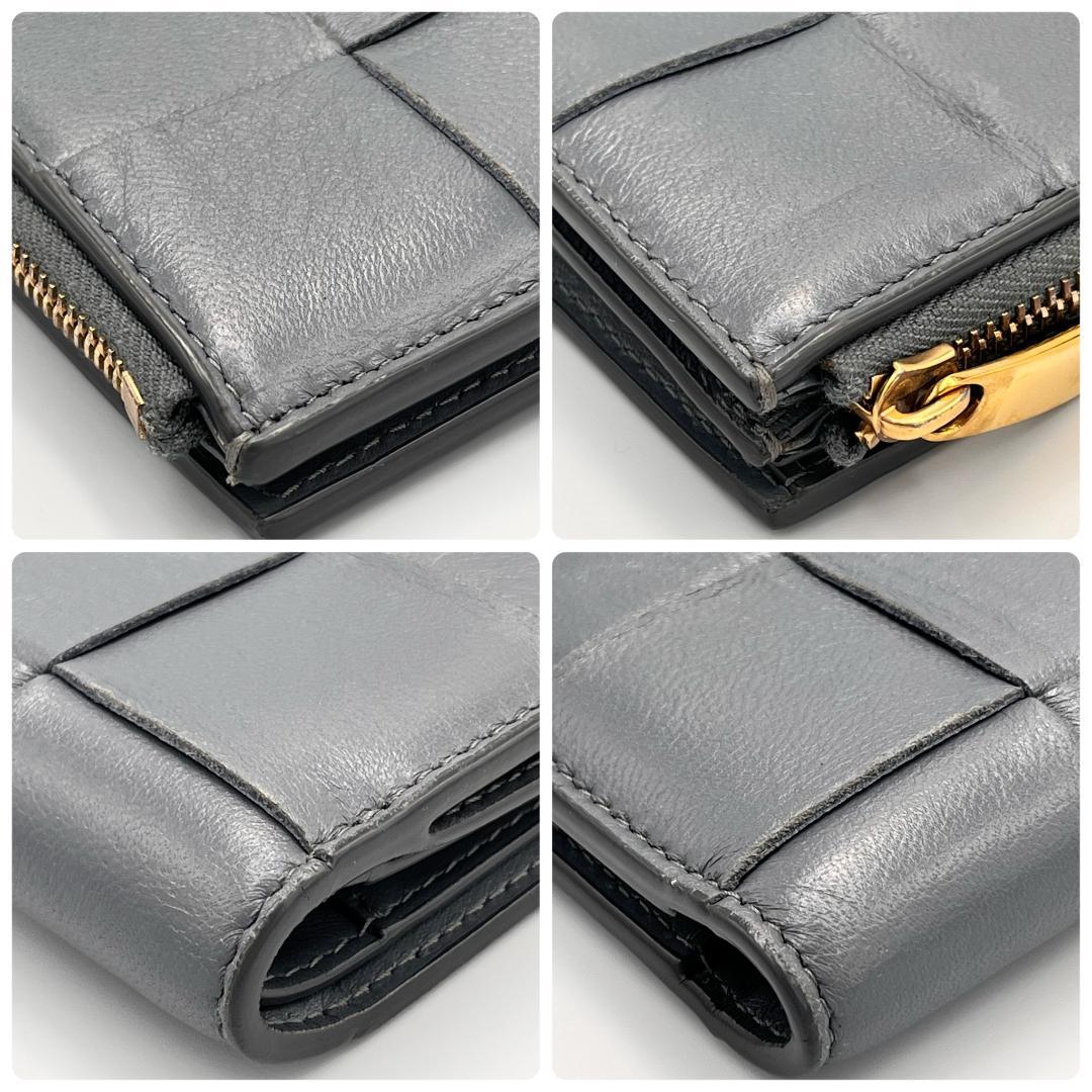 BOTTEGA VENETAスモールカセット二つ折り 財布 ファスナーウォレット