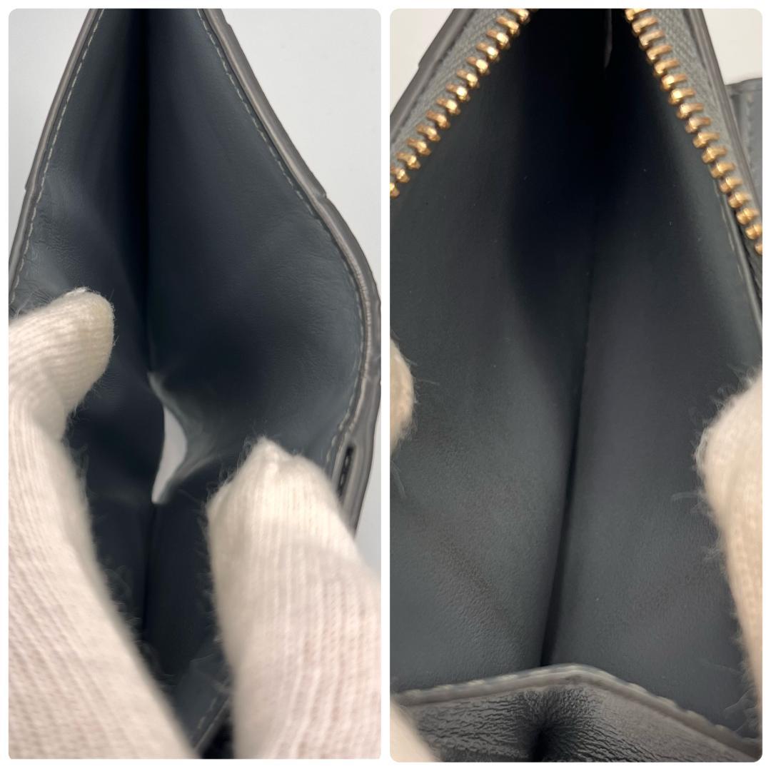 BOTTEGA VENETAスモールカセット二つ折り 財布 ファスナーウォレット