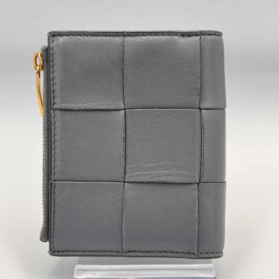 BOTTEGA VENETAスモールカセット二つ折り 財布 ファスナーウォレット
