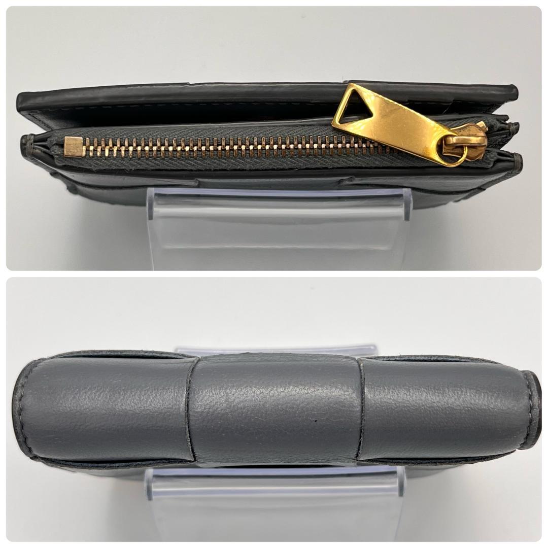 BOTTEGA VENETAスモールカセット二つ折り 財布 ファスナーウォレット