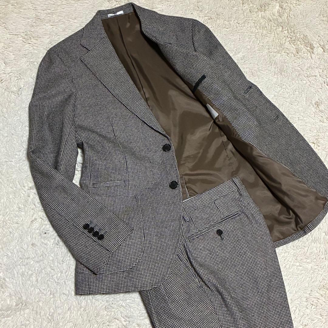 SUIT SELECT アルフレッドブラウン 千鳥 セットアップ スーツ