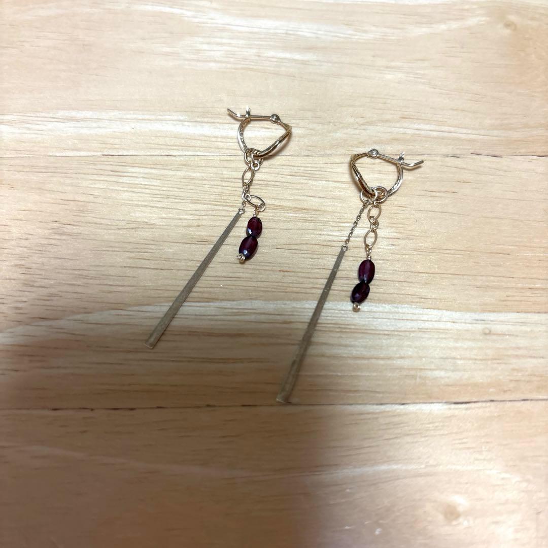 アガット ピアスチャーム