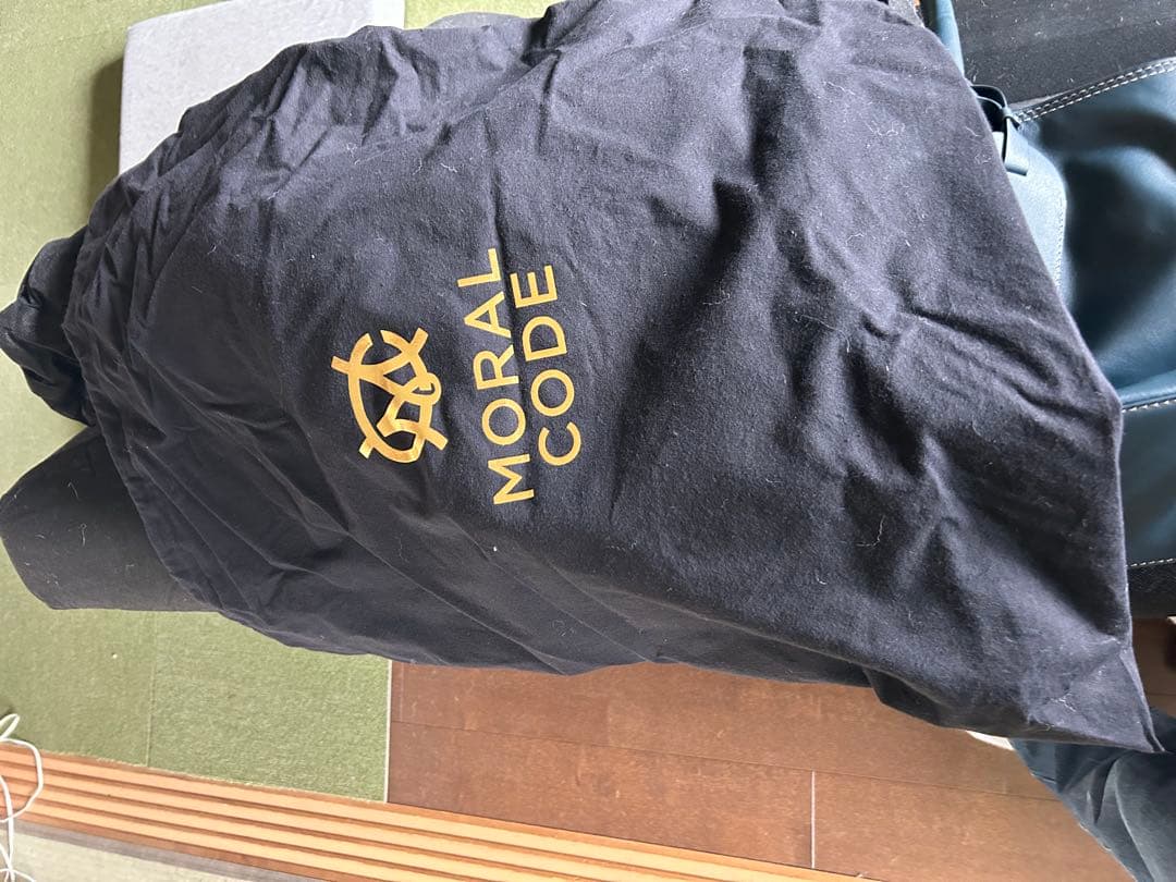 MORAL CODE ネイビー トートバッグ
